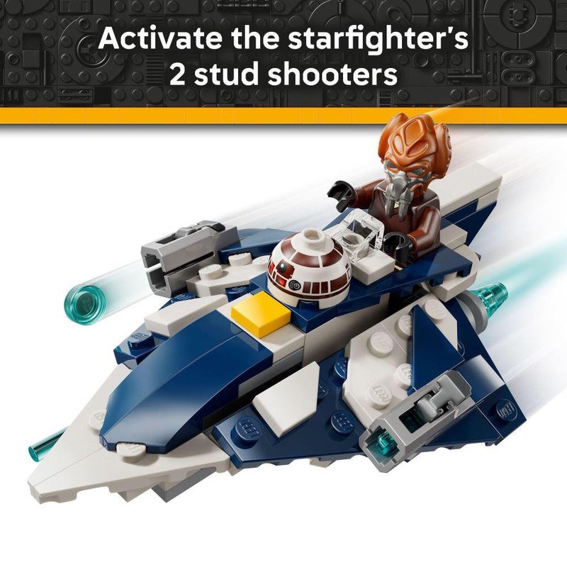 Set Lego Microfighter Caza Estelar Jedi de Plo 89 Pzas