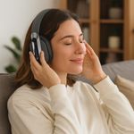 Audífonos Inalámbricos de Diadema Premium Gris