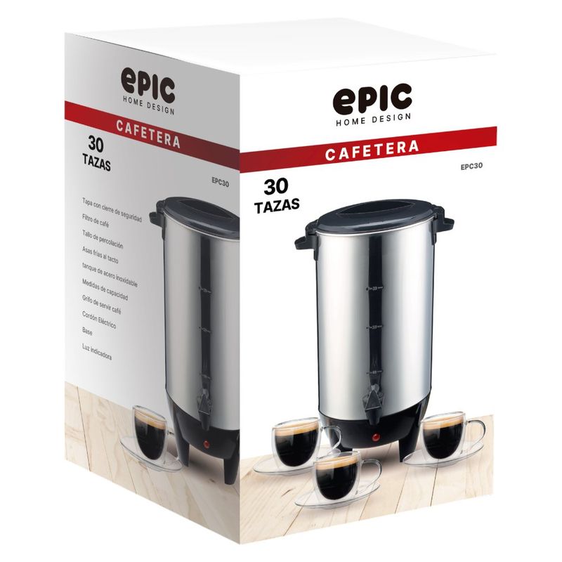 Percoladora de 30 Tazas