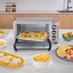 Horno Tostador para 4 Rebanadas con 4 Funciones