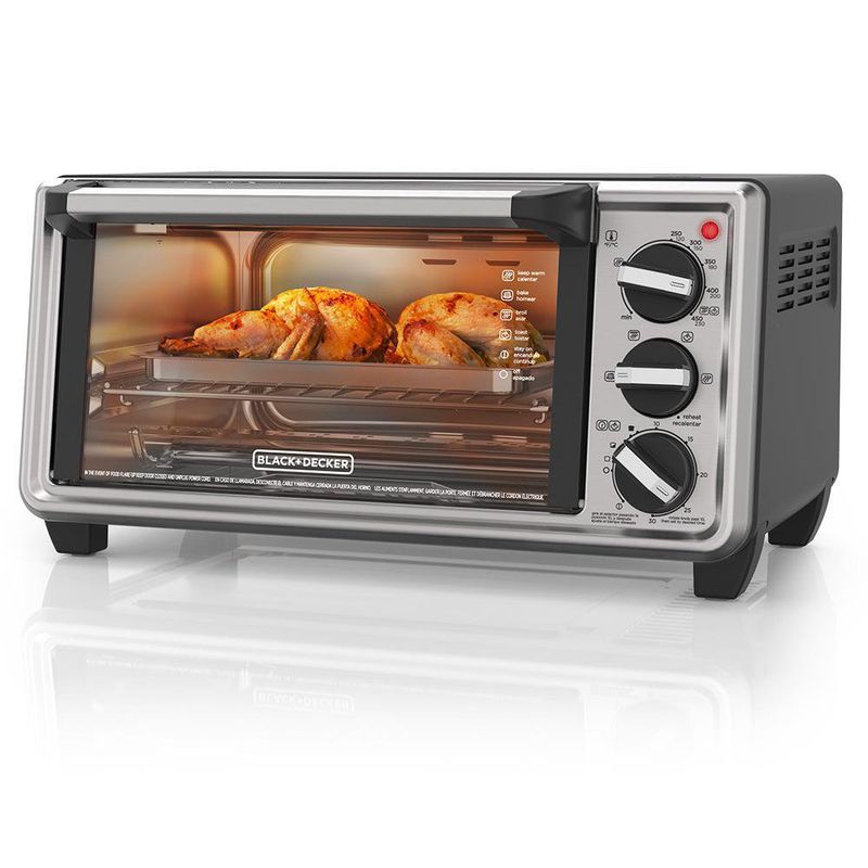 Horno Tostador para 4 Rebanadas con 4 Funciones