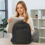 Mochila para Laptop Color Azul de 15.6 Plg