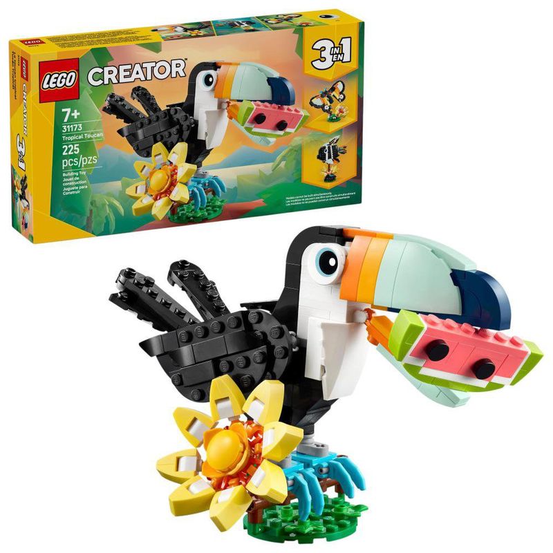 Set Lego Creator Tucán Tropical 3 en 1