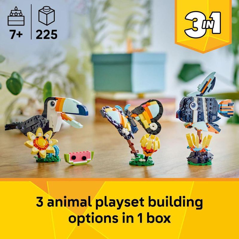 Set Lego Creator Tucán Tropical 3 en 1