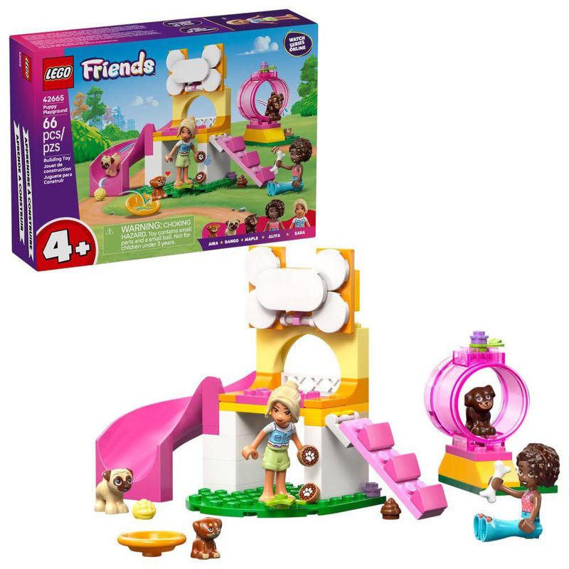 Set Lego Friends Parque Aventuras para Cachorros 66 Pzas