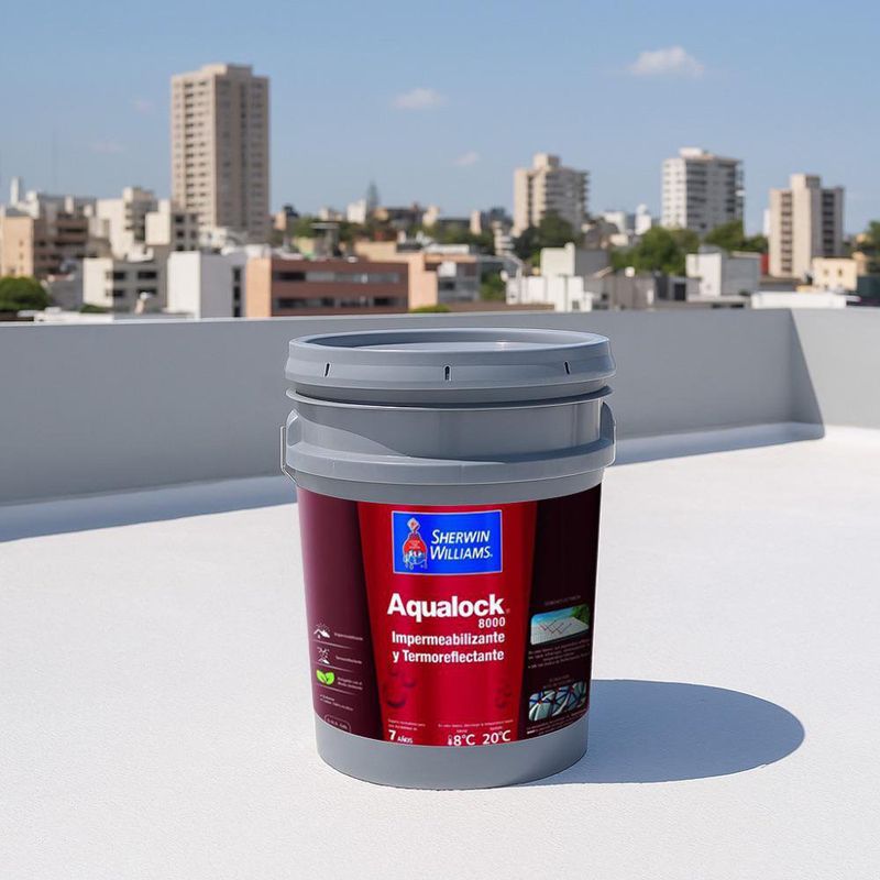 Aqualock Impermeable 8000 5 Gal Blanco