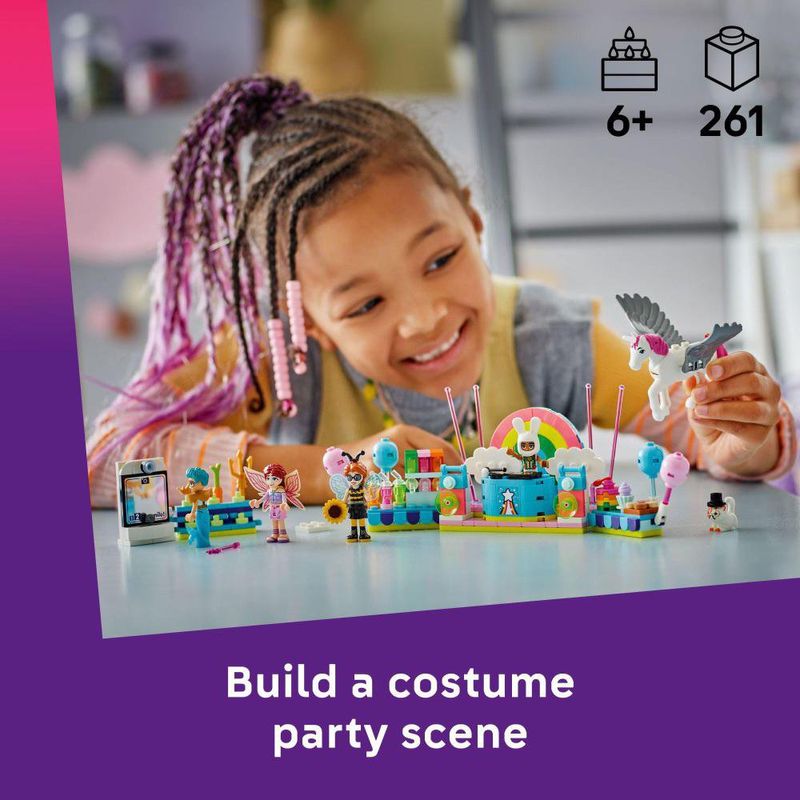 LEGO Friends Fiesta de Disfraces con Unicornio y Hada de 261 Piezas