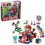 LEGO Super Mario Kart Mario Interactivo con Kart Estándar de 278 Piezas