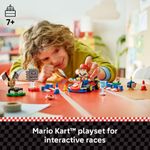 LEGO Super Mario Kart Mario Interactivo con Kart Estándar de 278 Piezas