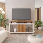 Rack para TV Café y Crema