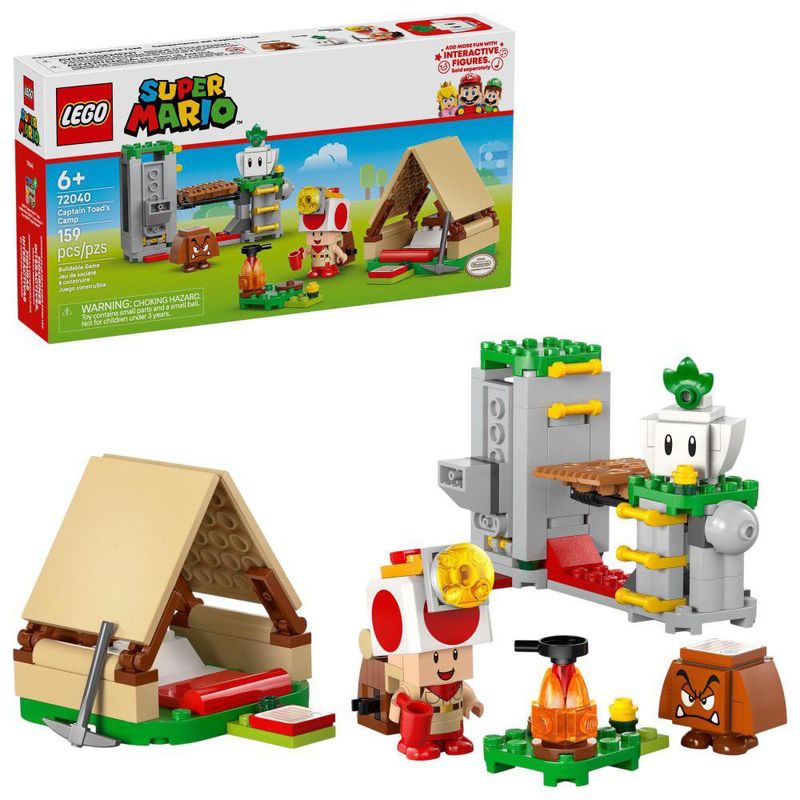 Set Lego Super Mario Campamento con Capitán Toad 159 Pzas