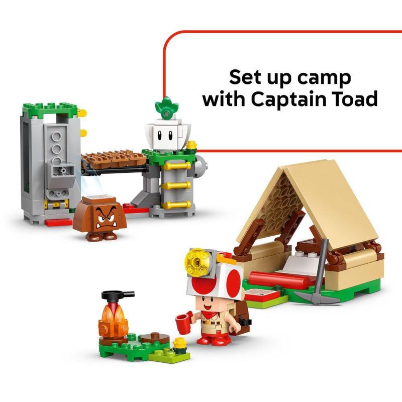 Set Lego Super Mario Campamento con Capitán Toad 159 Pzas
