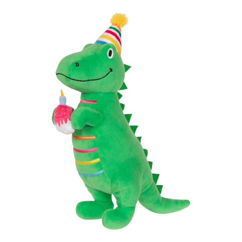Peluche para Perro en Forma de Dinosaurio con Pastel