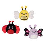 Peluche para Perro con Forma de Insectos 3 Piezas