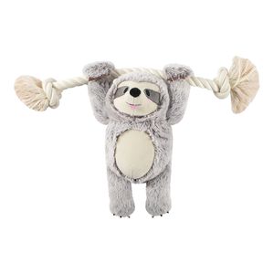 Peluche para Perro en Forma de Perezoso con Cuerda