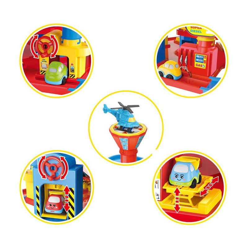 Set de Parqueo 7 Pisos 125 Pzas