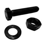 Set de 6 Tornillos Hexagonal 12x60 Mm con Tuerca y Arandela