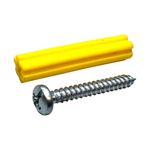 TORN COMB GALV 6 X 2 1/2 C/TARUGO SET 6