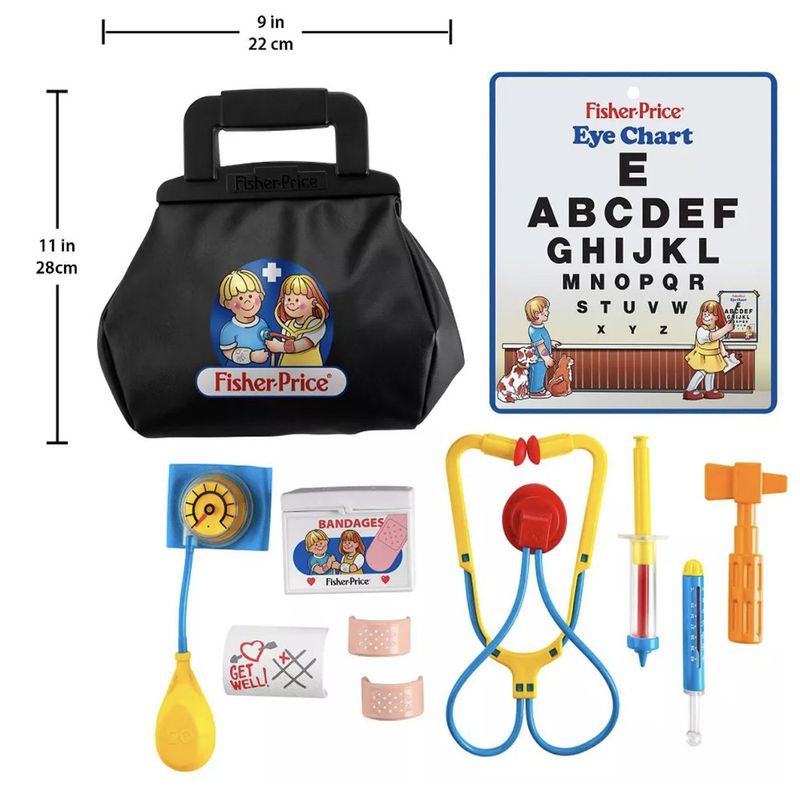 Kit Médico de Juguete 11 Pzas Edición 80 Aniversario