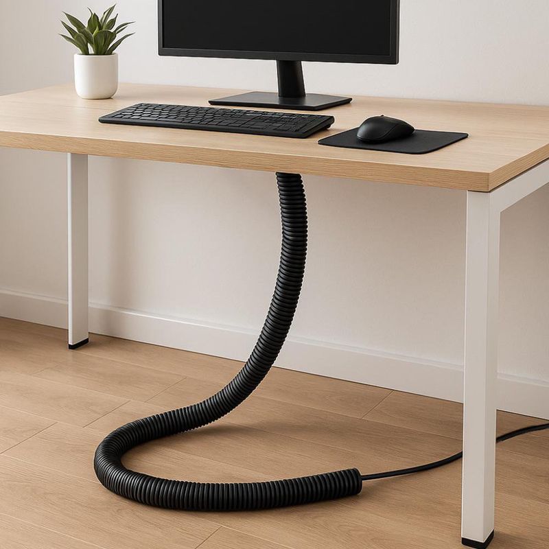 Organizador de Cable Manguera 25 Mm Negro