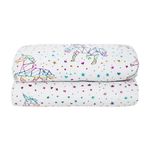 Set de Edredón 6 Pzas Infantil Unicornio Twin