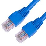 Cable de Red Cat 5E Azul Conectores RJ45 12 M