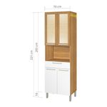 Gabinete de Cocina Burguesa Despensa 70 Cm