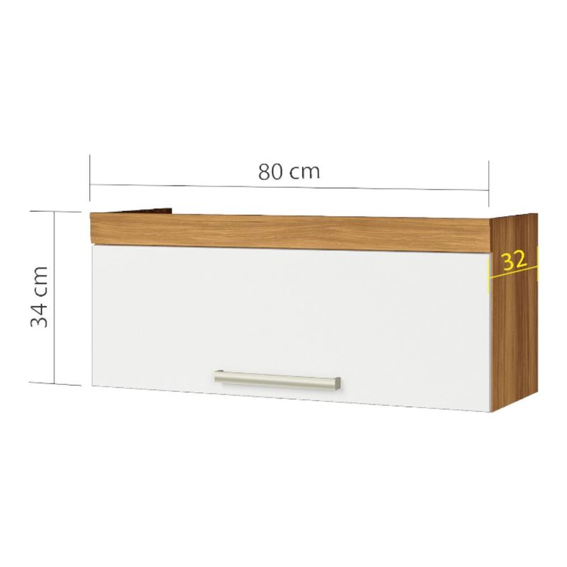 Gabinete de Cocina Burguesa 1 Puerta 80 Cm