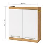 Gabinete de Cocina Burguesa 2 Puertas 80 Cm