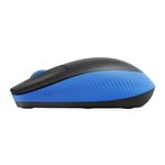 Mouse Inalámbrico Logitech M190 Diseño Ergonómico para PC y Laptop Color Azul con Negro