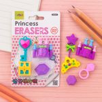 Set de Borradores Princesa 4 Pzas Diseños Surtidos