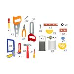 Set de Carrito de Herramientas Infantil