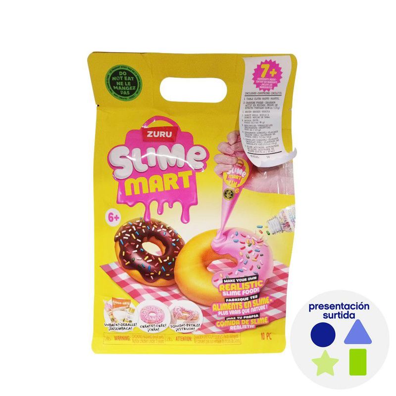 Set de Slime Mart Bolsa de Postre 10 Pzas