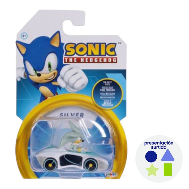 Vehículo Sonic Die Cast W3 1:64 Diseños Surtidos