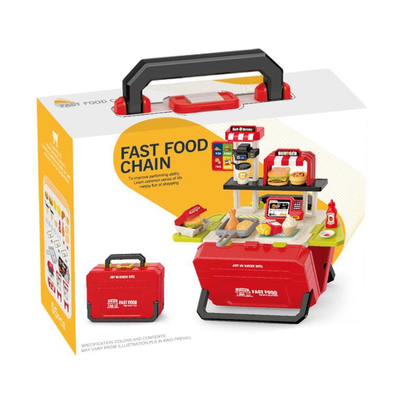 Set de Juego Comida Rápida Infantil