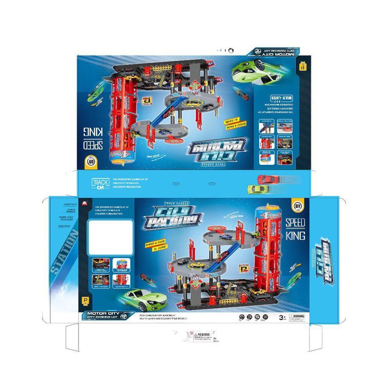 Pista de Autos Parqueo en la Ciudad