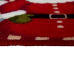 Alfombra Navideña 44x76 Cm Santa