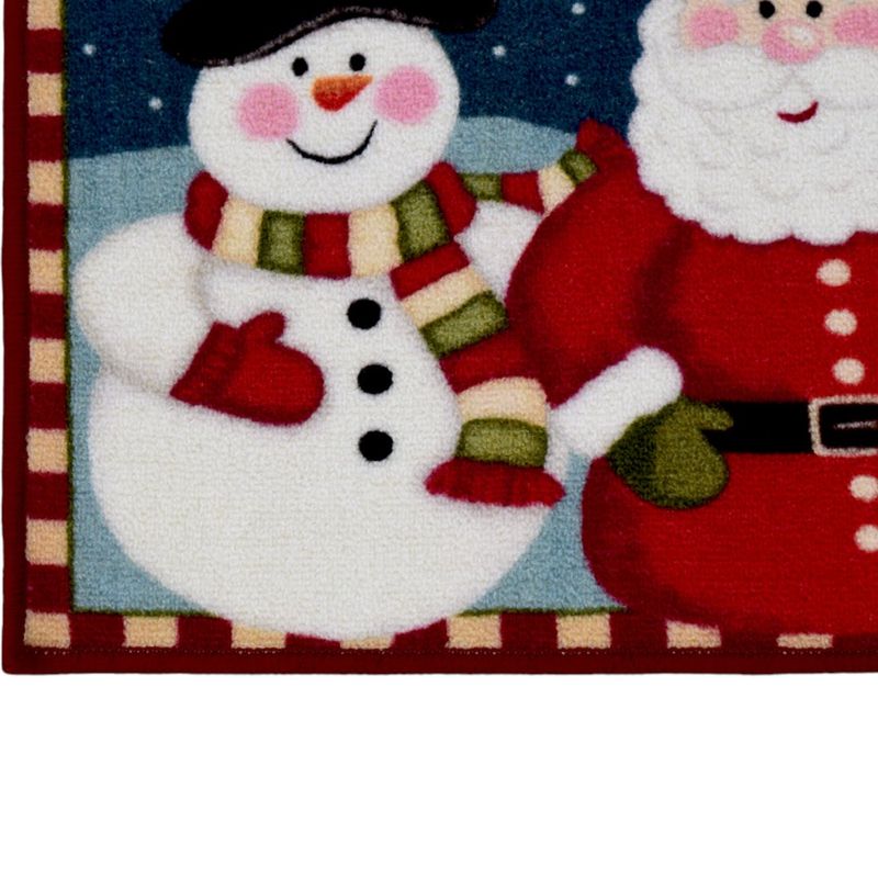 Alfombra Navideña 40x60 Cm Santa