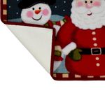Alfombra Navideña 40x60 Cm Santa