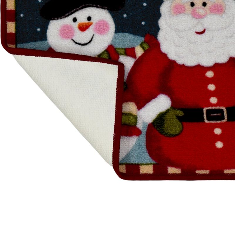 Alfombra Navideña 40x60 Cm Santa