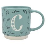 Pocillo de Cerámica con Letra C 18.6 Oz