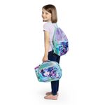 Lonchera Escolar Celeste con Diseño de Fantasía