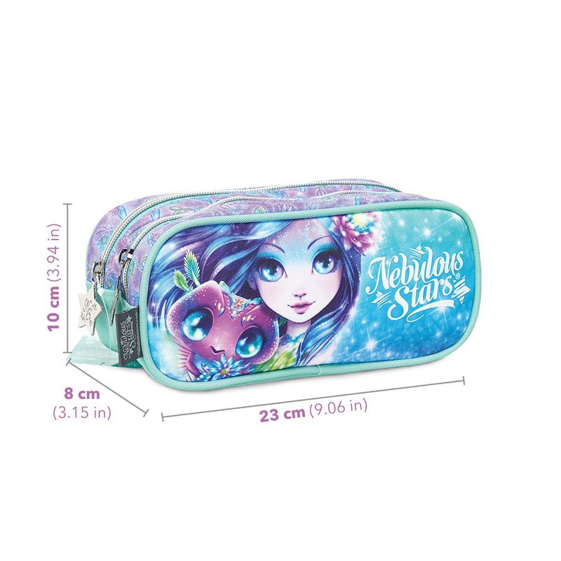 Estuche Celeste Infantil con Diseño de Fantasía