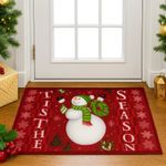 Alfombra Navideña 40x60 Cm Snowman