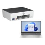 Combo Laptop HP 15-fc0043la R3 e Impresora HP Smart Tank 210