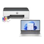 Combo Laptop HP 15-fc0043la R3 e Impresora HP Smart Tank 210