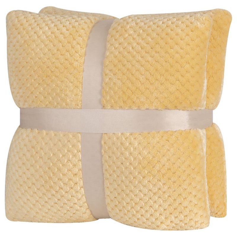Set 2 Cojines Decorativos 40x40 Cm Amarillo