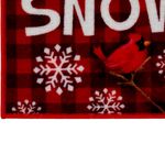 Alfombra Navideña Let It Snow 44x76 Cm