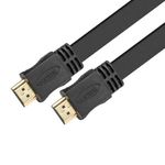 Cable Hdmi Plano Macho Macho 3 M Negro - Xtech