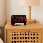 Reloj Despertador con 2 Puertos Usb